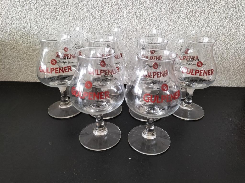 Gulpener Bierglazen, Ophalen of Verzenden, Zo goed als nieuw, Bierglas