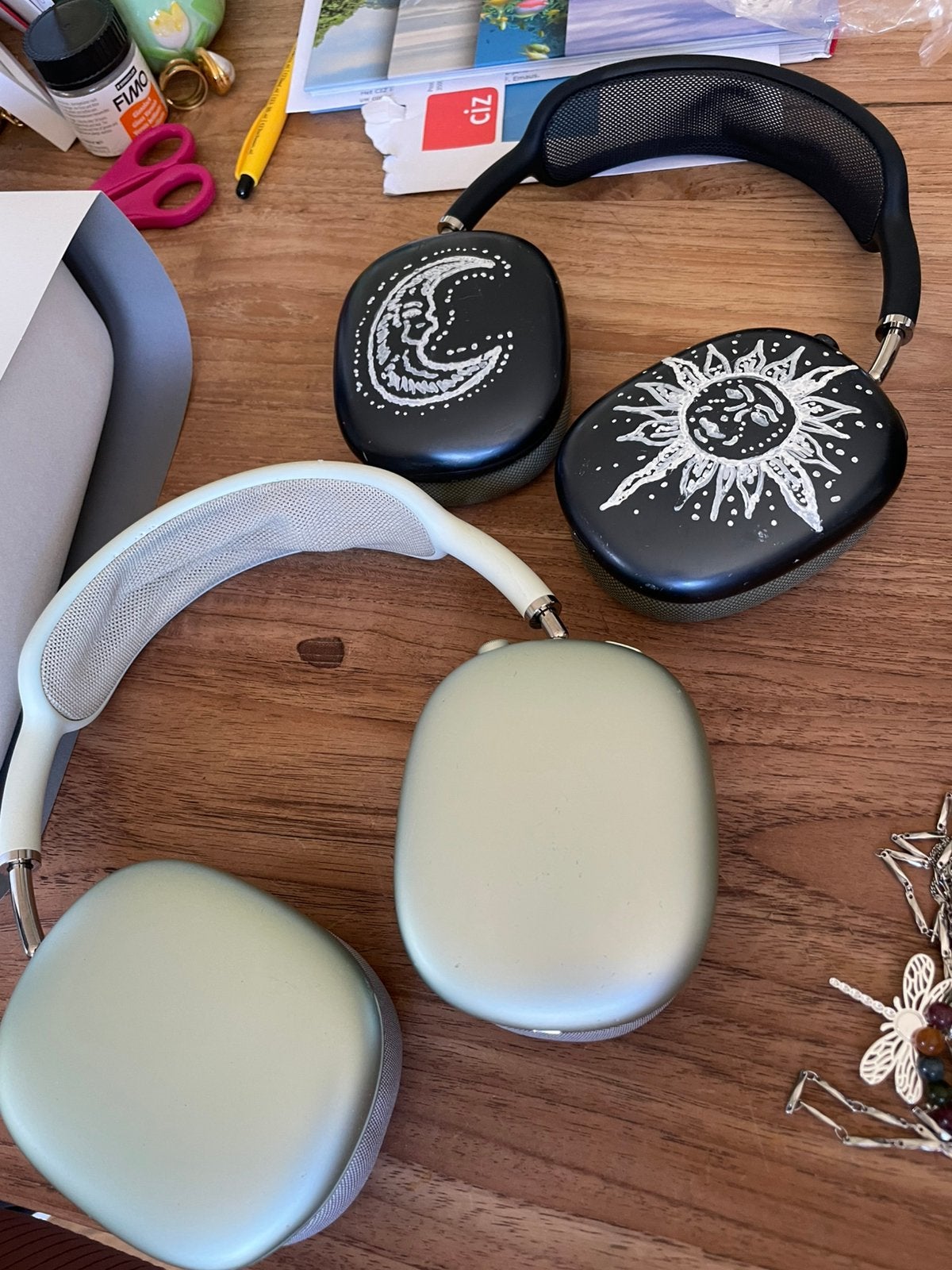 2 apple airpods max groen en zwart, Draadloos, Ophalen of Verzenden, Groen, Apple