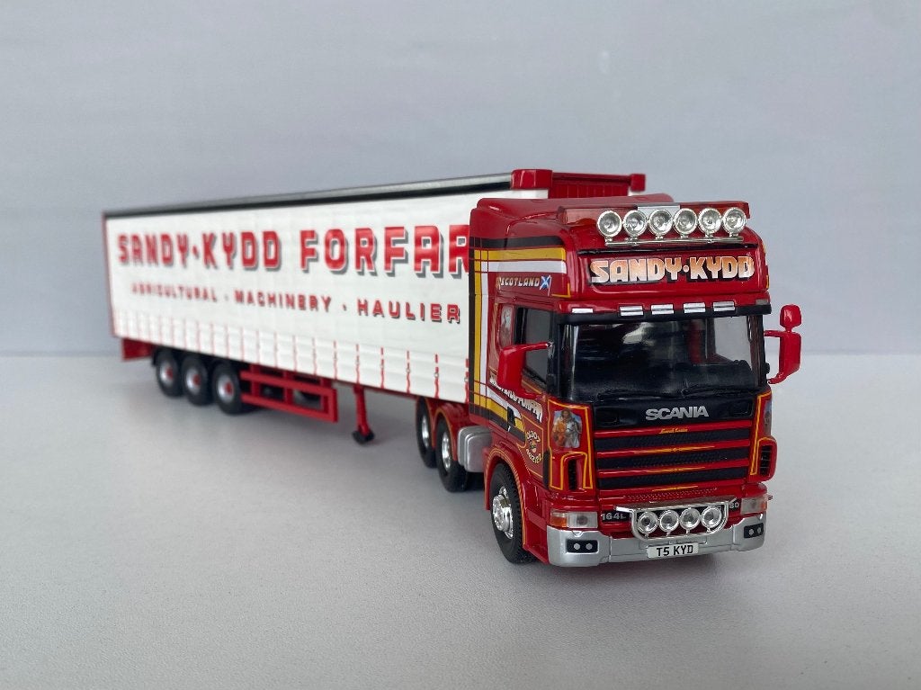 Corgi - Scania 164 L 580 Sandyv . Kydd Forfar - Scotland, Hobby en Vrije tijd, Ophalen of Verzenden, Zo goed als nieuw, Bus of Vrachtwagen