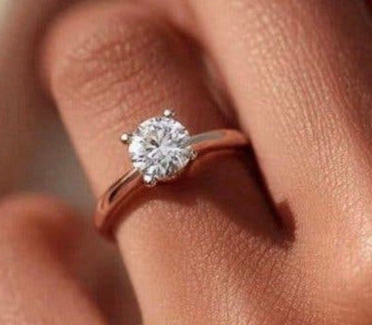 Gouden verlovingsring met diamant van 2.00ct zuiverheid VS!!, Nieuw, Ophalen of Verzenden, 17 tot 18, Met edelsteen