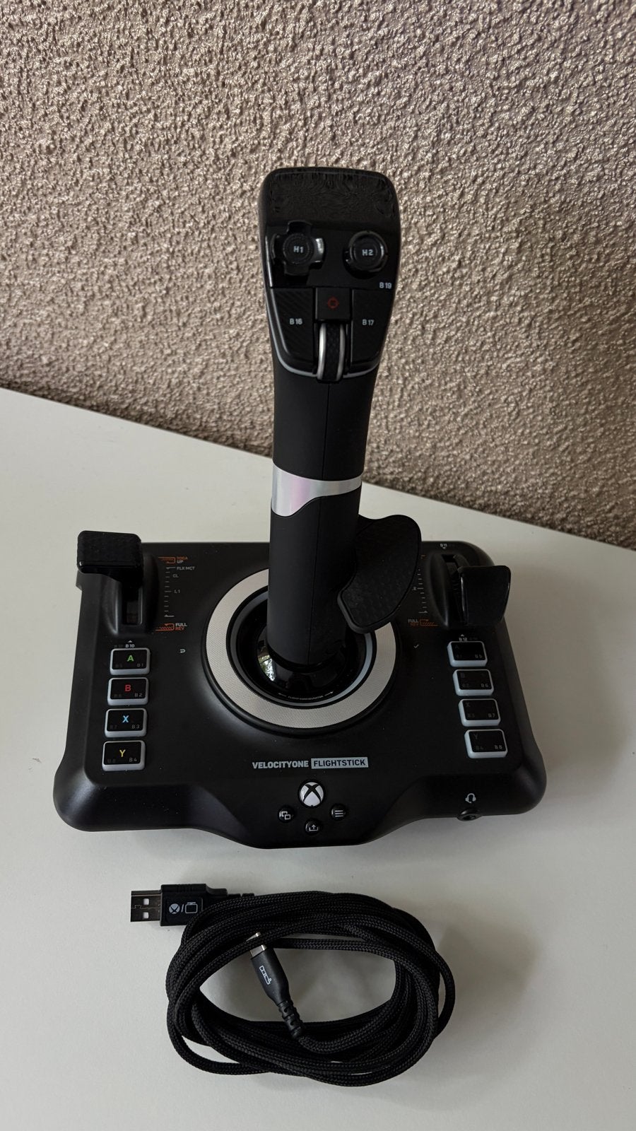 Turtle Beach VelocityOne Flightstick voor Xbox en PC, Spelcomputers en Games, Zo goed als nieuw, RGB verlichting, PC, Overige typen