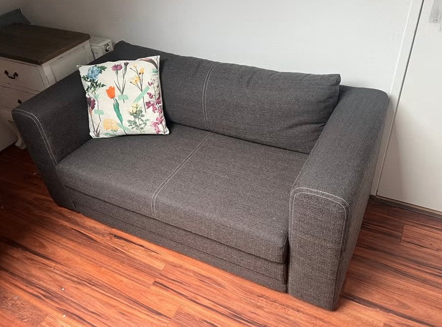 IKEA Slaapbank, Huis en Inrichting, Ophalen, 70 cm of minder, Tweepersoons, 190 cm of minder