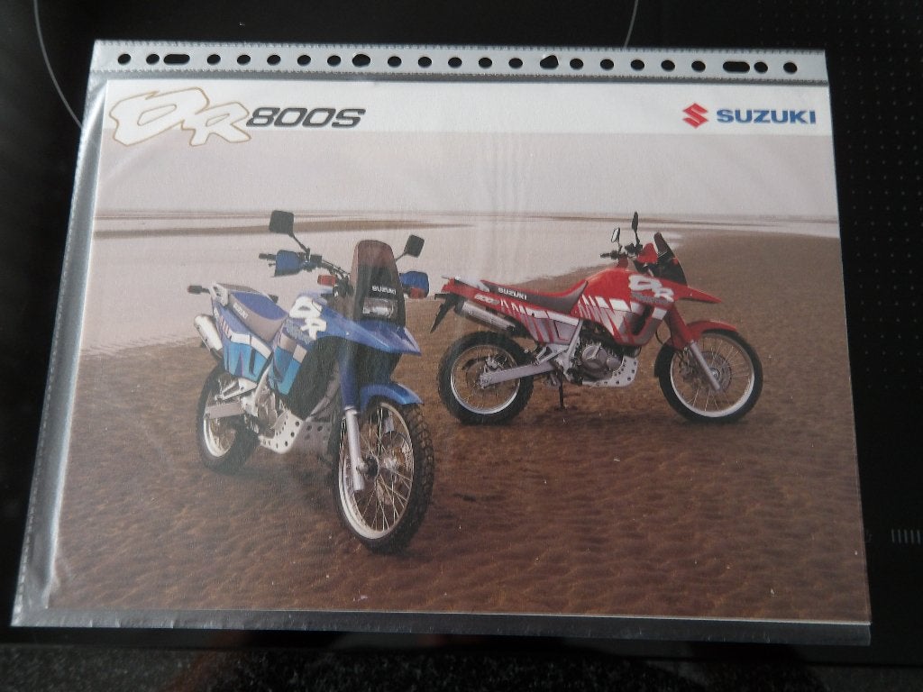 Suzuki DR 800 S Motorfiets Folder, Ophalen of Verzenden, Suzuki