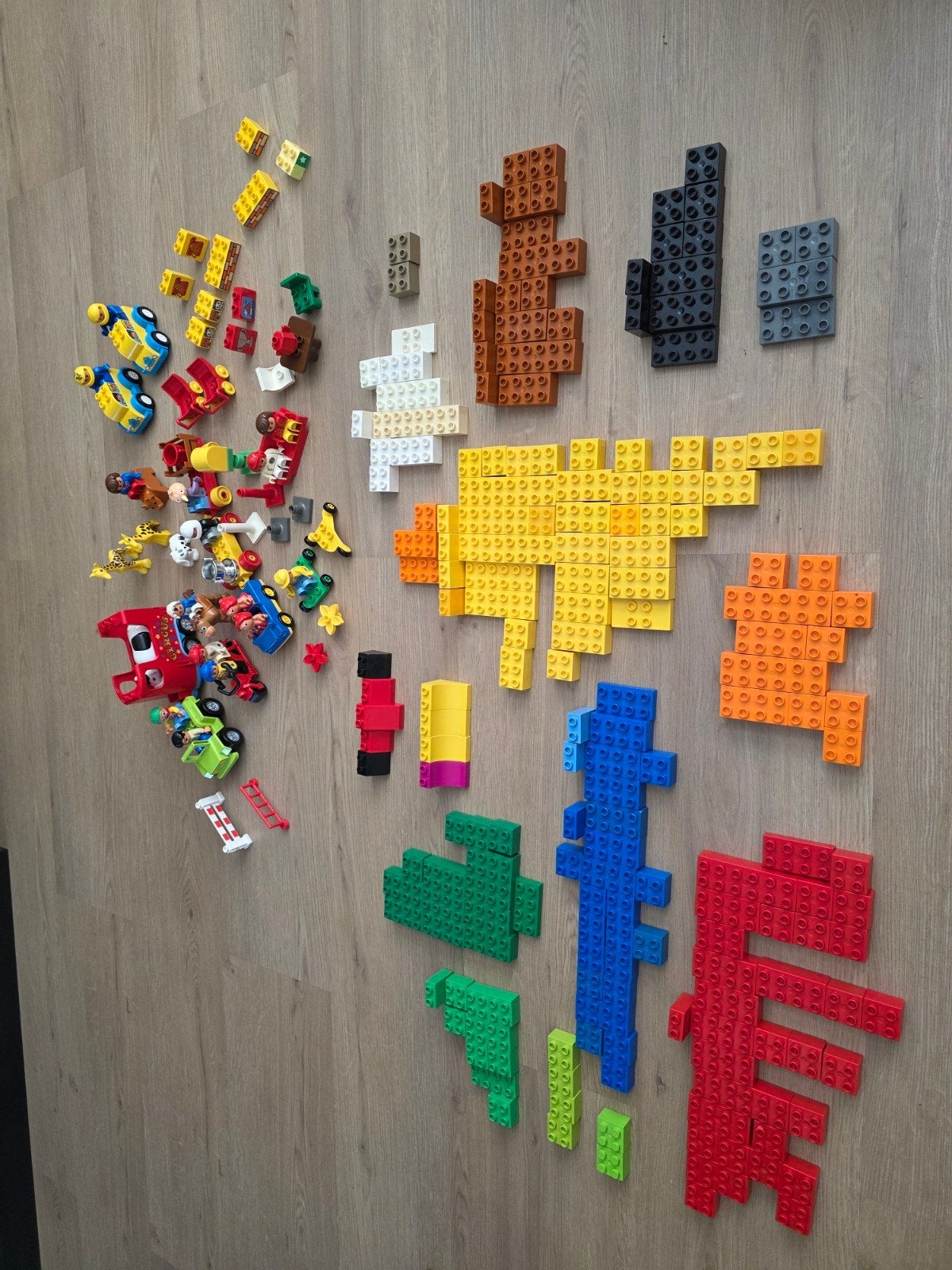 Grote bak met LEGO Duplo voor uren speelplezier, Kinderen en Baby's, Ophalen, Gebruikt, Duplo, Losse stenen