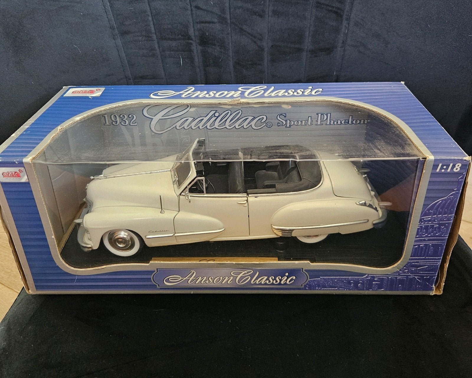 Anson Classic 1932 Cadillac Sport Phaeton 1:18, Ophalen of Verzenden, Zo goed als nieuw, Auto, Anson