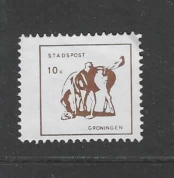 1970 stadspost Groningen - peerd van ome Loeks - 10 ct, Verzenden, Na 1940, Postfris