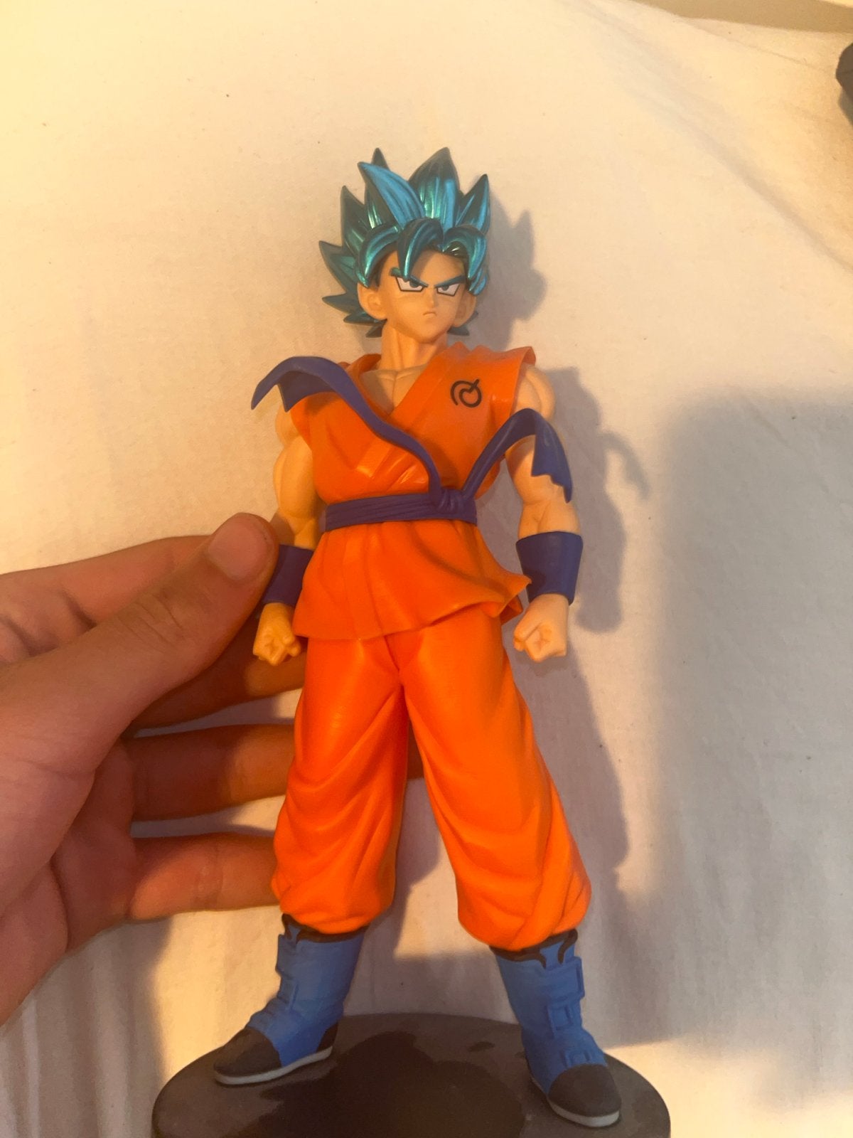 Dragon Ball Super Saiyan Blue Goku Figuur, Verzamelen, Poppetjes en Figuurtjes, Ophalen, Zo goed als nieuw