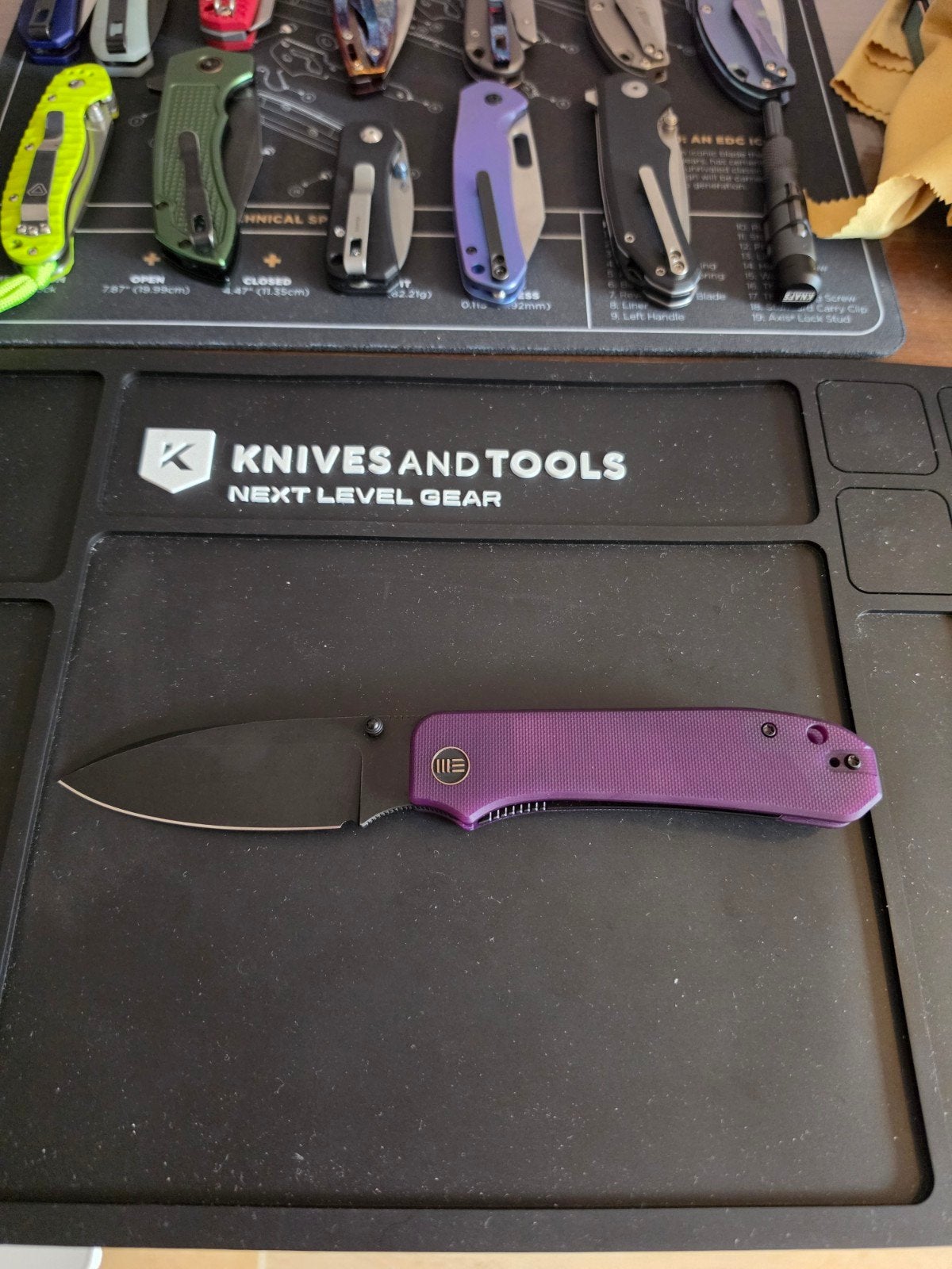 we knife big banter custom scales, Ophalen of Verzenden, Nieuw