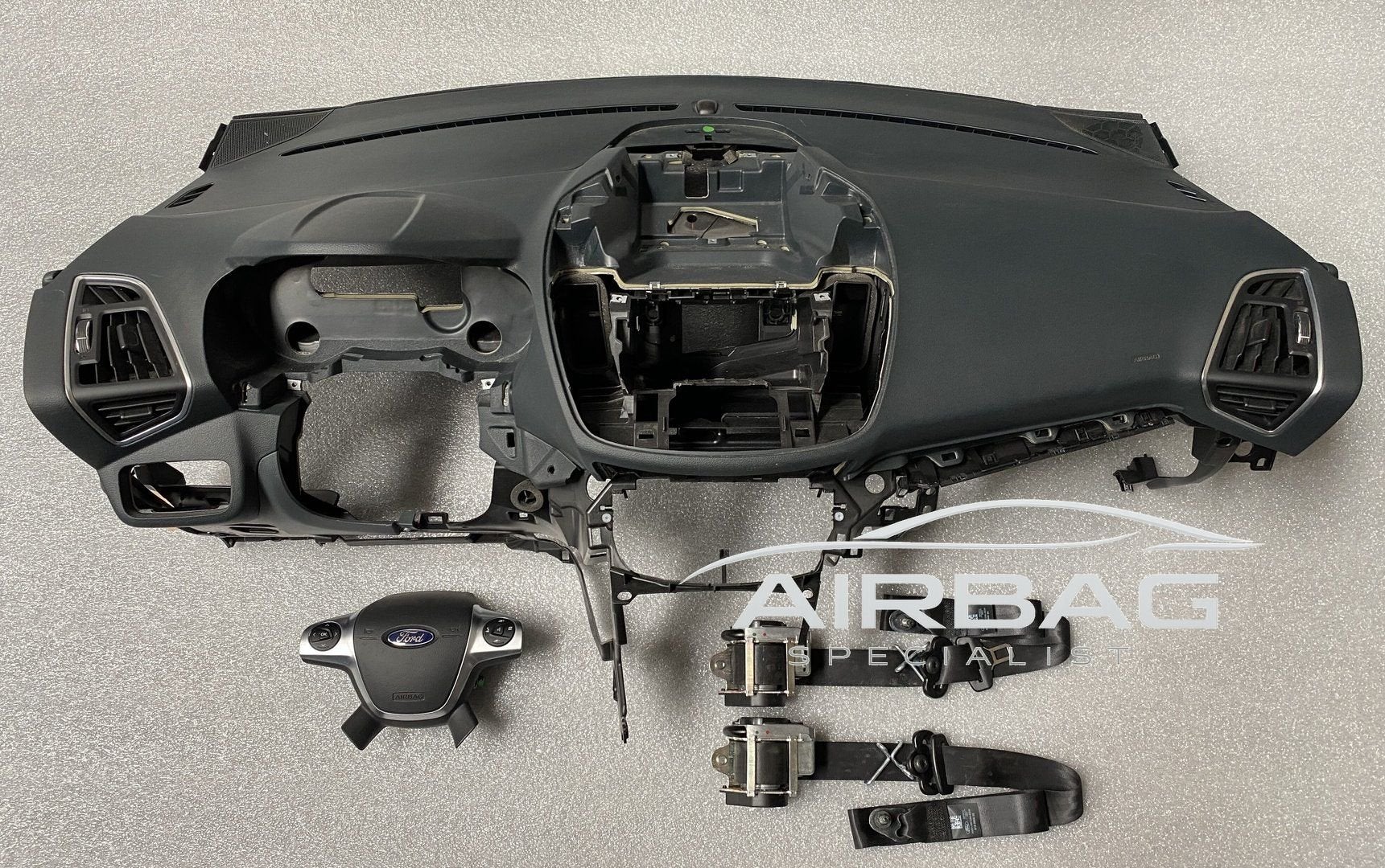 Airbag set dashboard gordels compleet ford C-max 2011-2016, Gebruikt, -, -, Ophalen of Verzenden