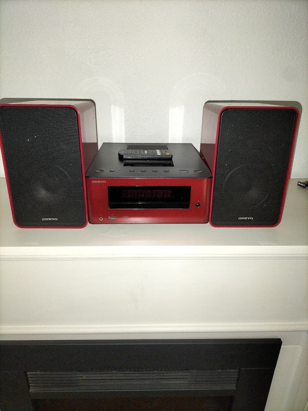 Onkyo Microset met CD-speler, radio en iPod-dock, Microset, Tuner of Radio, Zo goed als nieuw, Ophalen