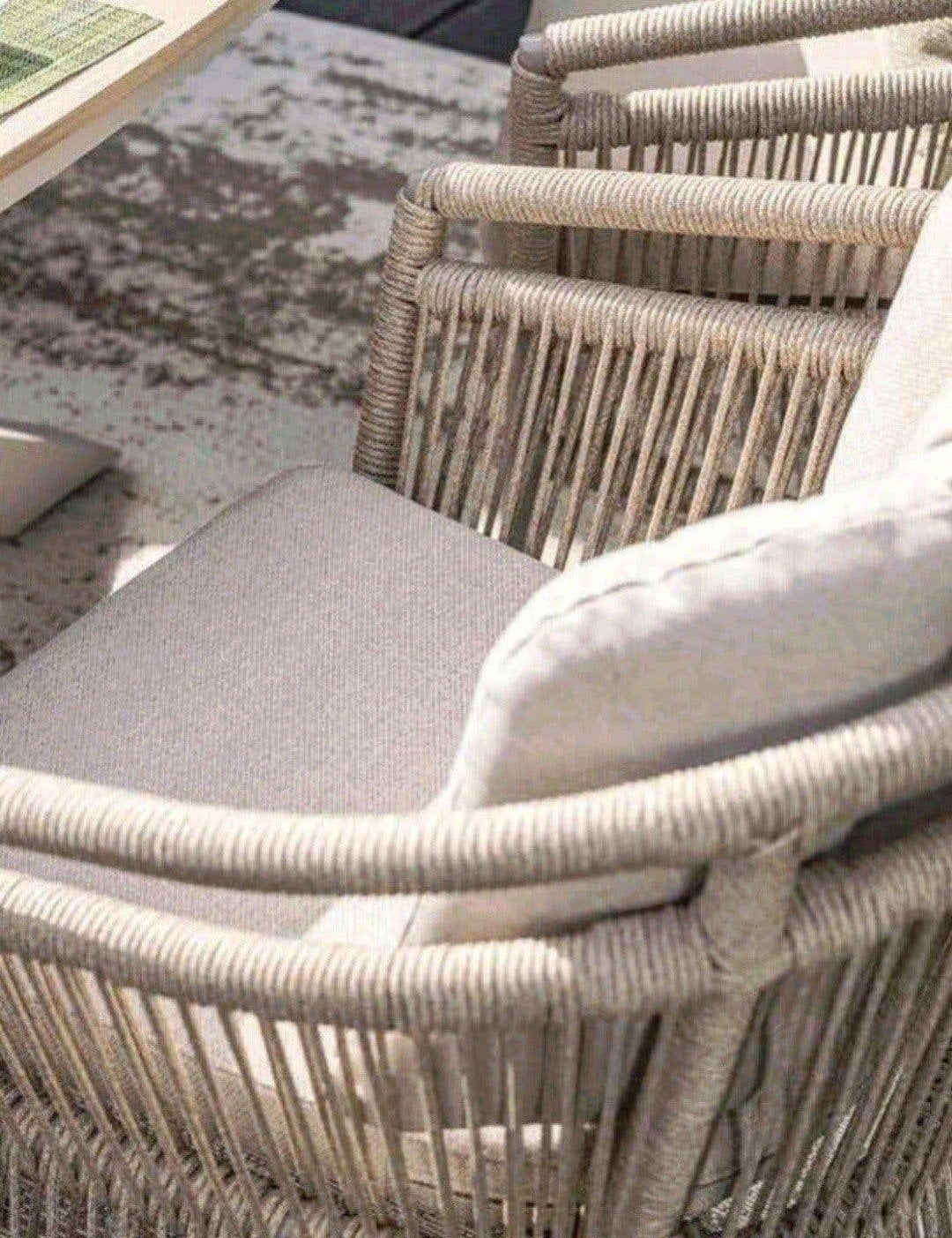 GARDEN IMPRESSIONS DININGSTOEL ROPE TAUPE €150 PER STUK, Ophalen, Nieuw