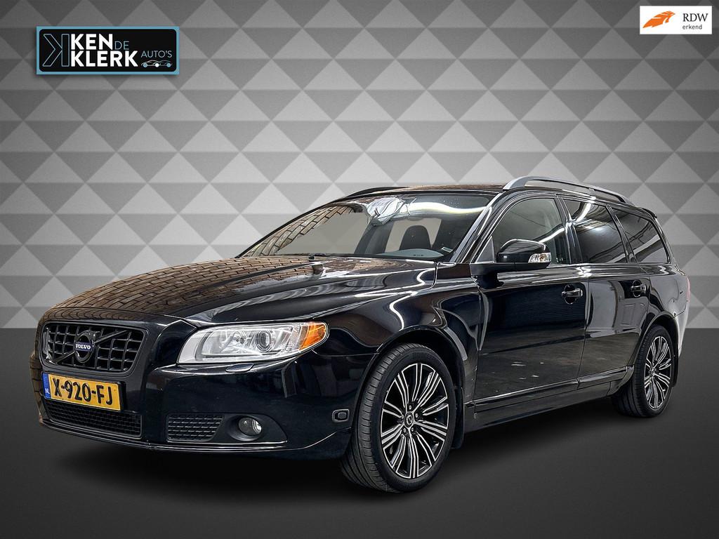Volvo V70 2.5FT Summum |Leder interieur| Trekhaak, Auto's, Gebruikt, Zwart, Overige brandstoffen, Handgeschakeld