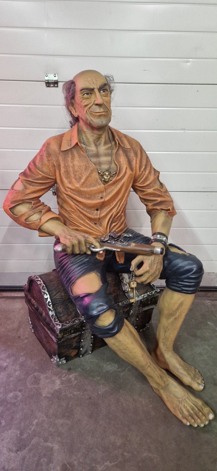 piraat schatkist / pirate (mooi gedetaileerd uitgevoerd), Ophalen