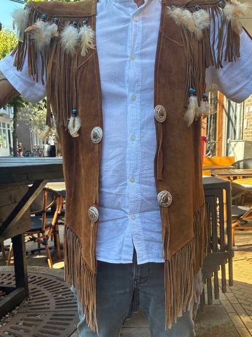 Een suede dames gilet!, Ophalen of Verzenden, Zo goed als nieuw