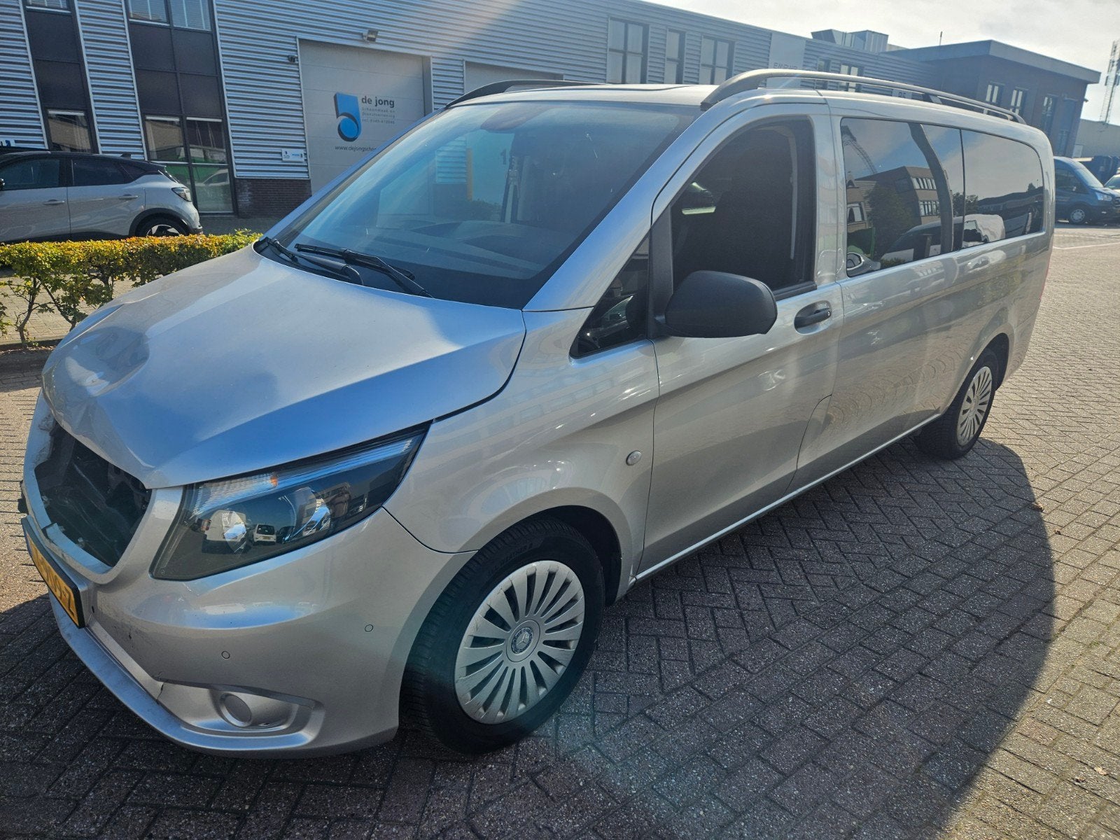 Mercedes Vito Tourer 114 CDI 2017 automaat 9 persoons, Auto diversen, Overige carrosserieën, Mercedes-Benz, Diesel, Zilver of Grijs