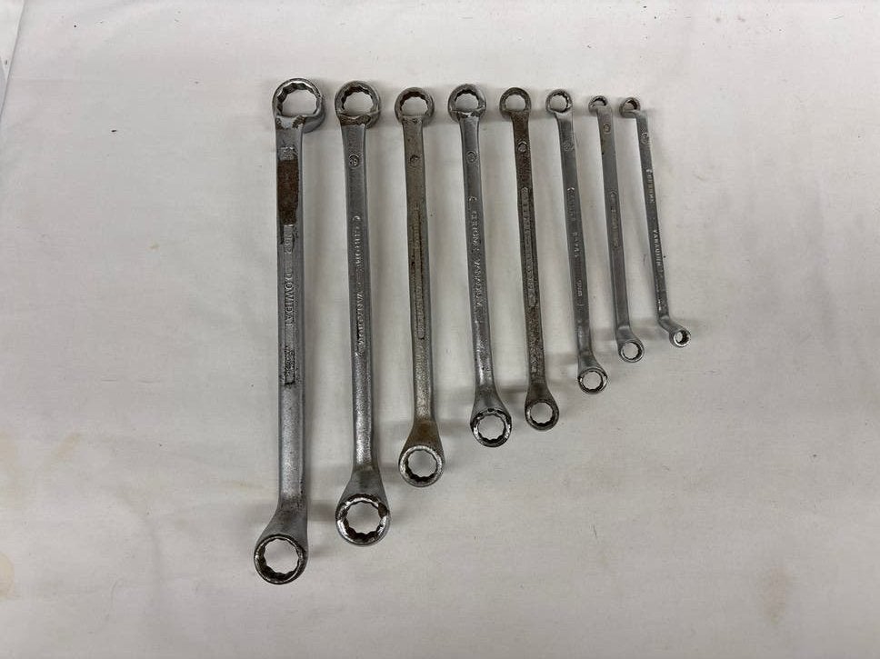 Set van 8 Dowidat ringsleutels, chroom vanadium, Ophalen of Verzenden, Gebruikt, Sleutel/ratel, Overige merken