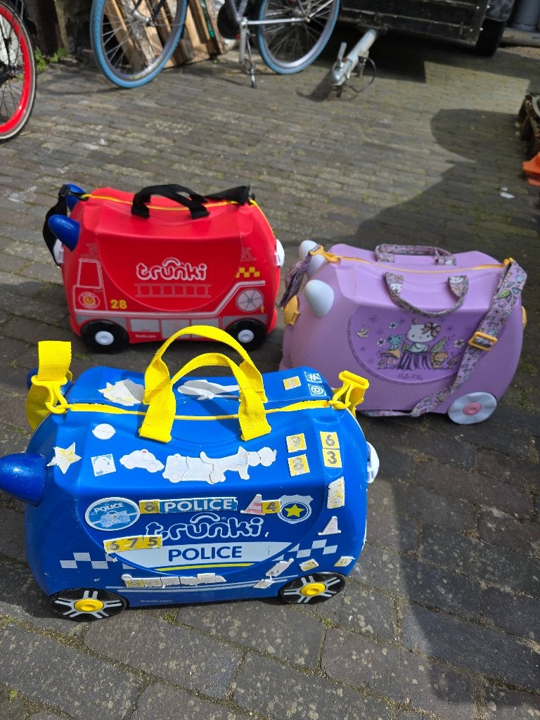 Trunki kinderkoffer, Gebruikt, Hard kunststof, Minder dan 50 cm, Minder dan 35 cm