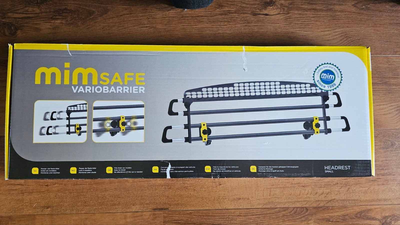 Mimsafe VarioBarrier Hondenrek Hoofdsteun Small, Ophalen of Verzenden