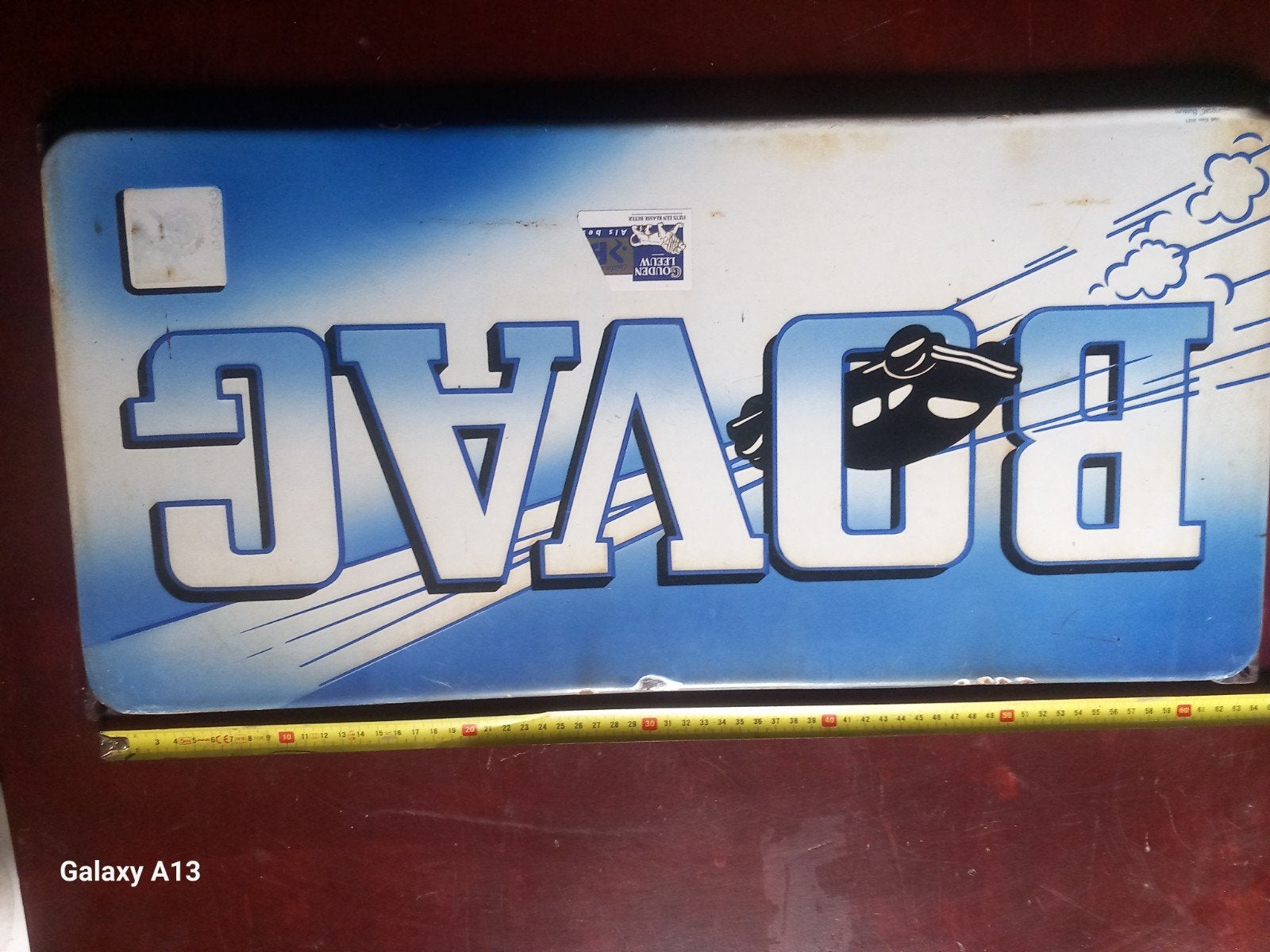 Vintage Bovag Emaille Reclamebord - Zeldzaam, Ophalen