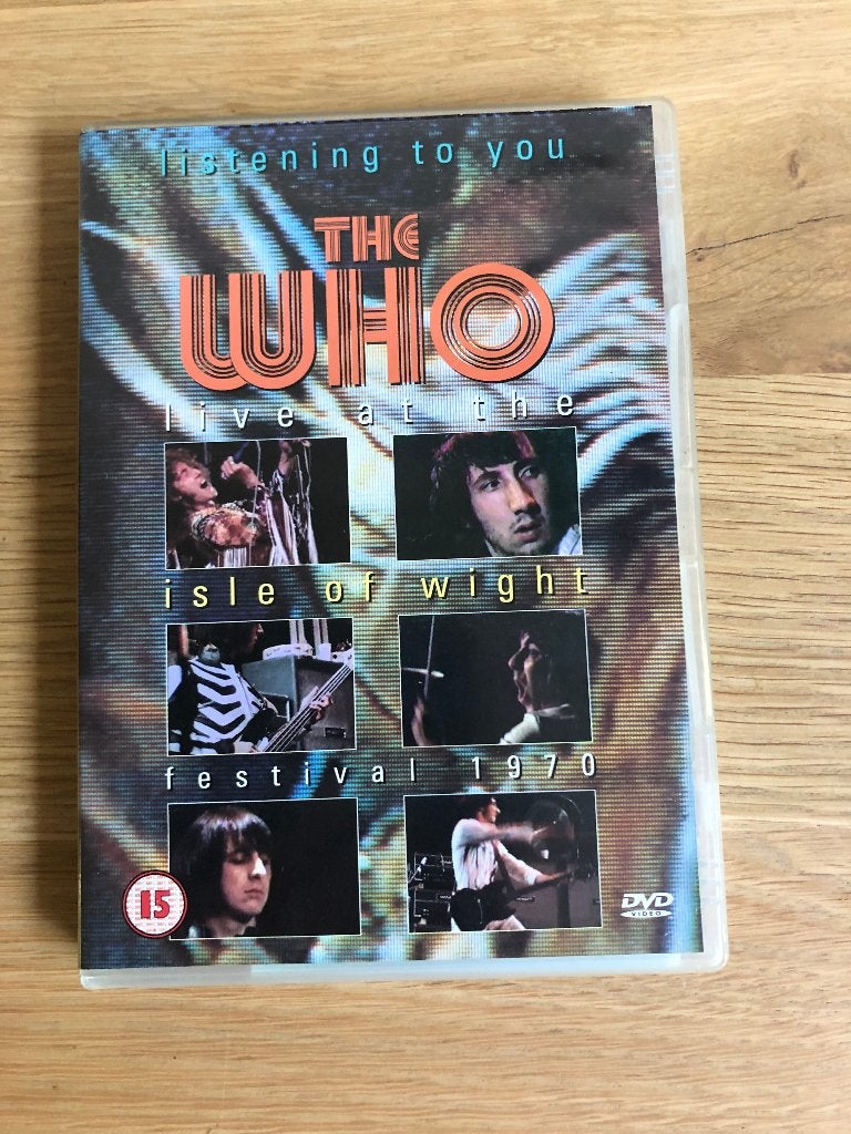 The Who Live at the Isle of Wight Dvd Festival 1970, Alle leeftijden, Ophalen of Verzenden, Zo goed als nieuw