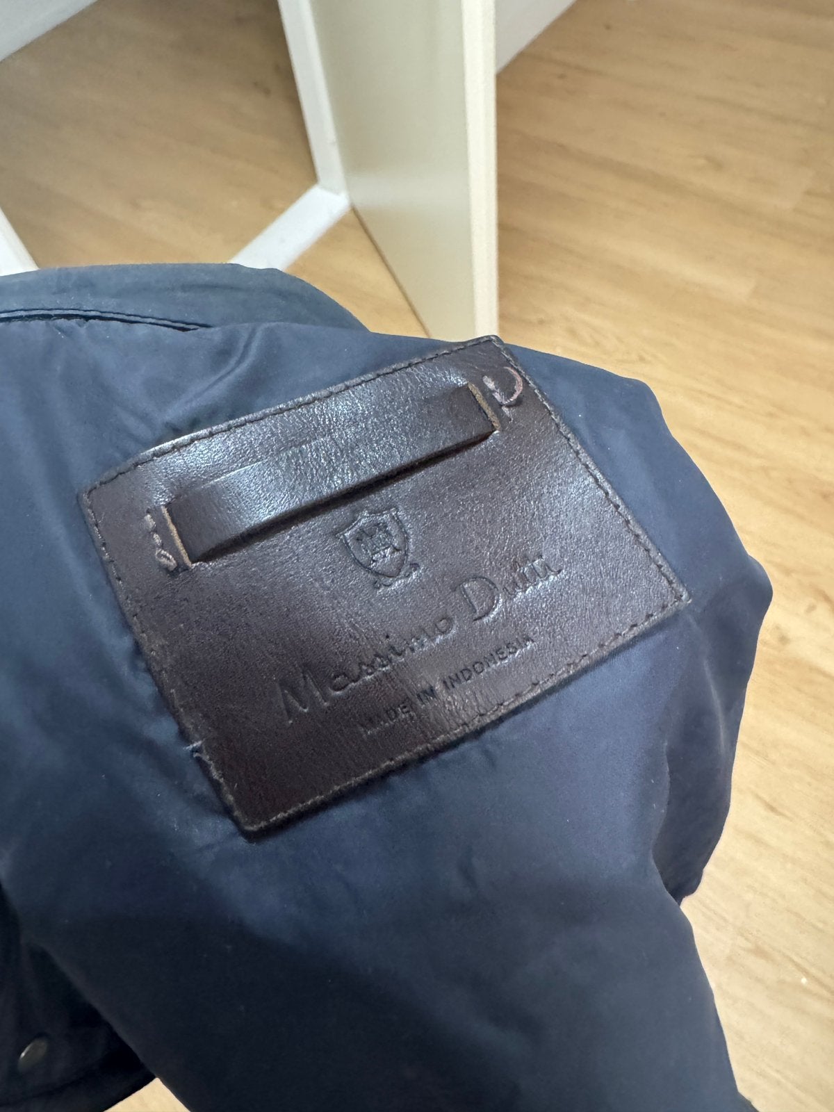Massimo Dutti Men’s Navy Quilted Jacket, Ophalen, Zo goed als nieuw, Blauw, W28 - W29 (confectie 36)