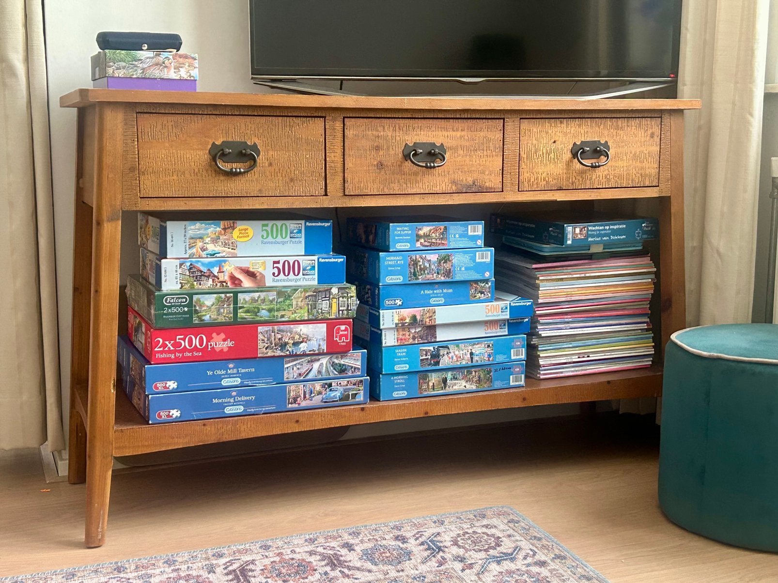 Sidetable, Ophalen, Gebruikt, 100 tot 150 cm, 25 tot 50 cm
