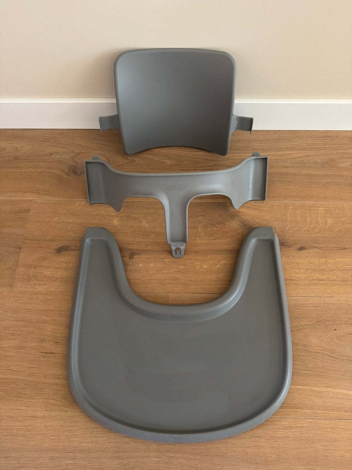 Stokke Tripp Trapp Babyset: stoelverkleiner + blad, Ophalen, Zo goed als nieuw, Meegroeistoel, Stoelverkleiner
