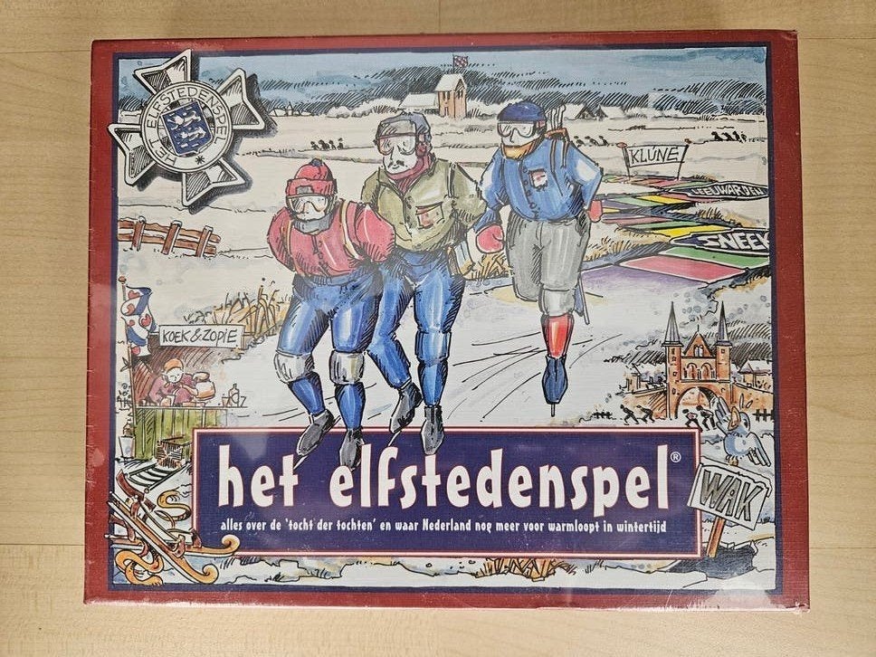 Het Elfstedenspel - Bordspel, Een of twee spelers, Ophalen of Verzenden, Nieuw, Nova Carta