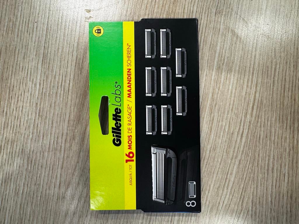 Gillette Labs Scheermesjes - 8 stuks voor 16 maanden, Ophalen, Nieuw, Overige typen