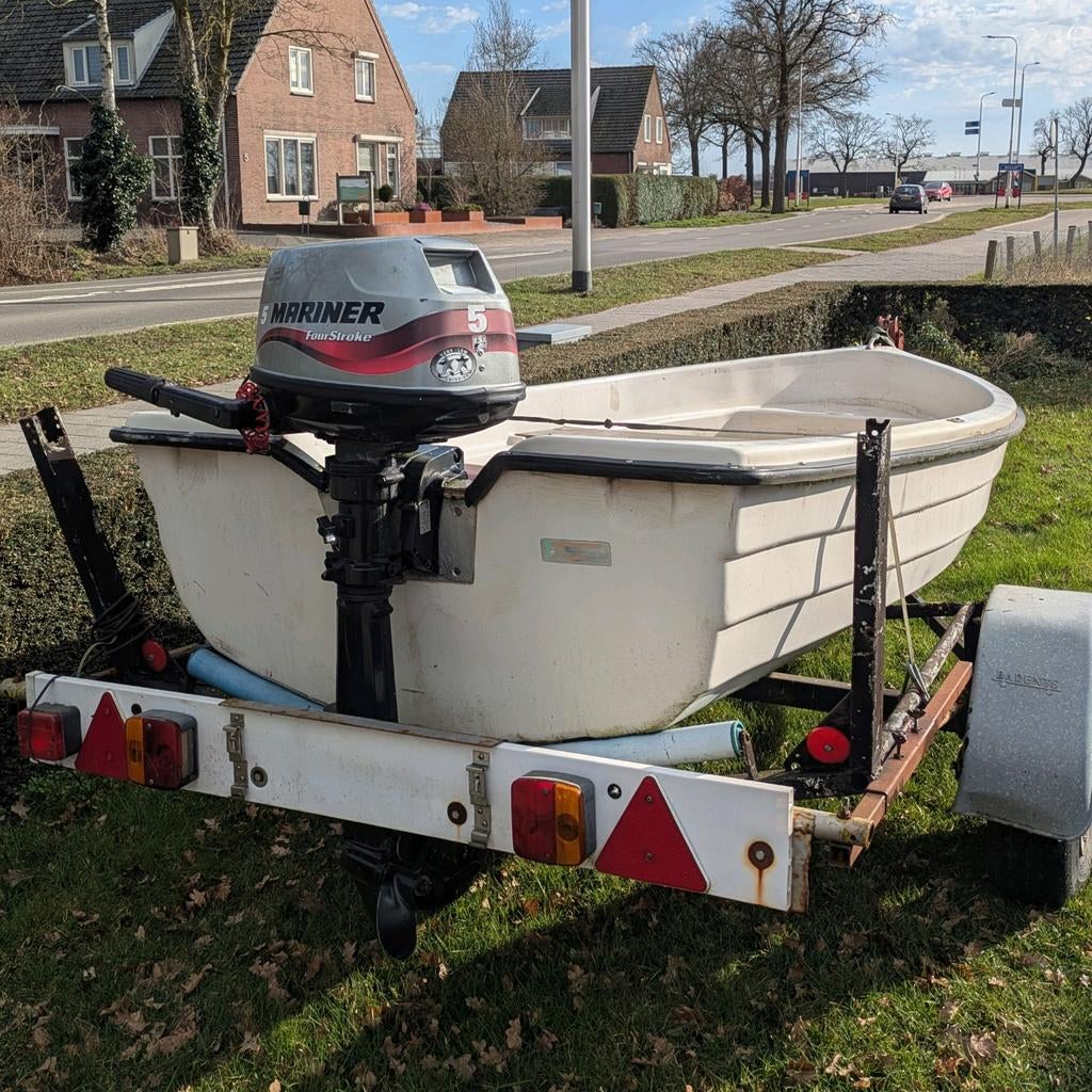 5 pk boot, Ophalen of Verzenden, Gebruikt, Overige typen, Motorboot