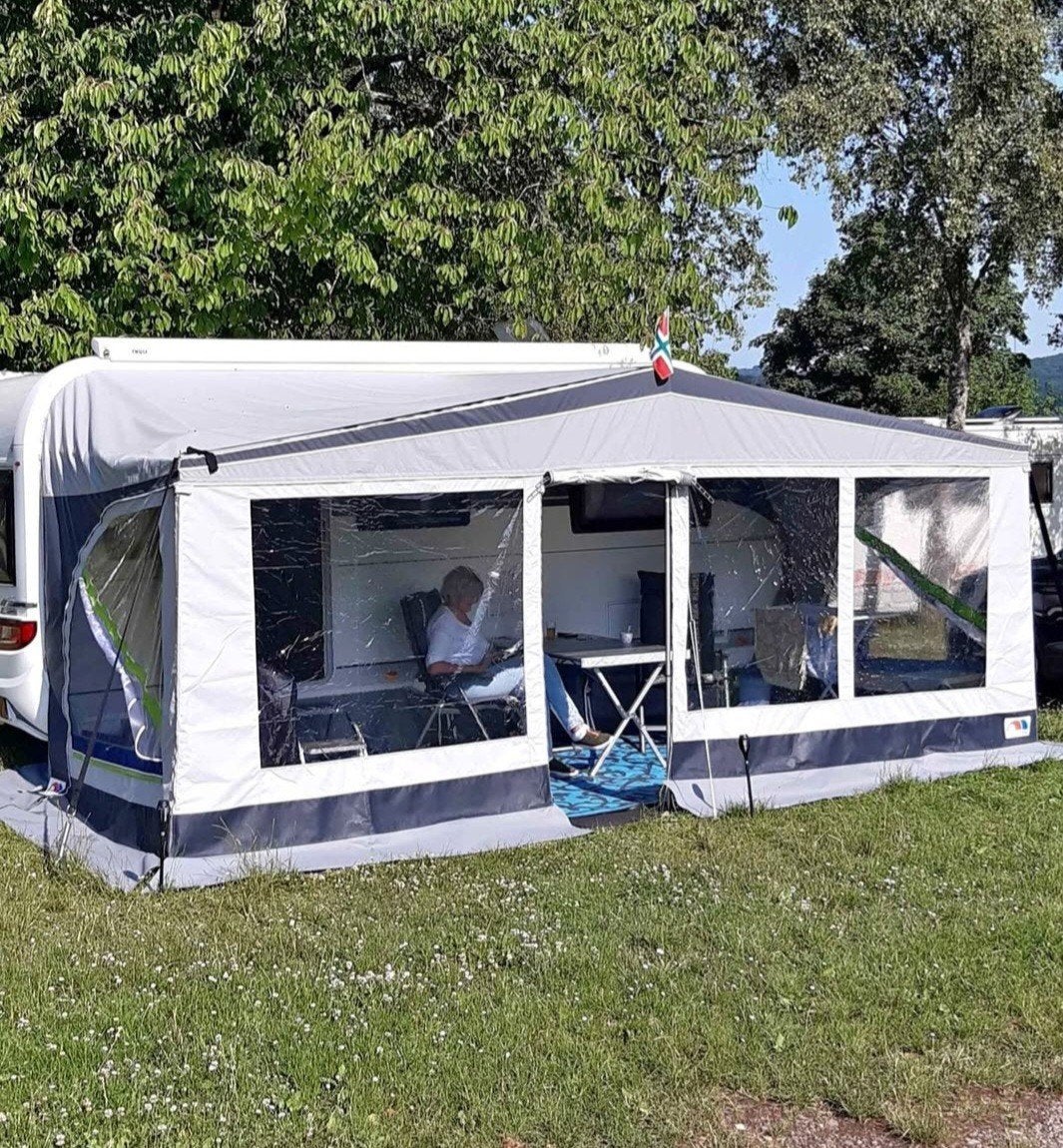 Frankana Stella 250 voortent, Maat 971-1000, Als nieuw!, Caravans en Kamperen, Ophalen, Zo goed als nieuw, Overige merken