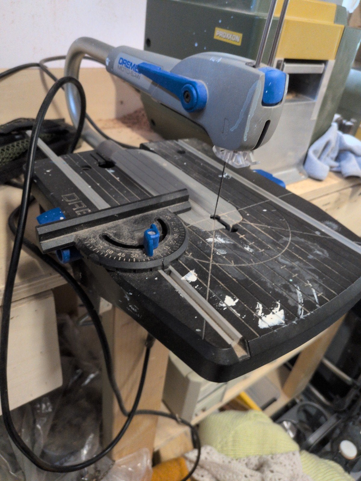 Dremel Moto-Saw MS20 Figuurzaagmachine, Gebruikt, Dremel, Ophalen of Verzenden, 30 tot 70 mm