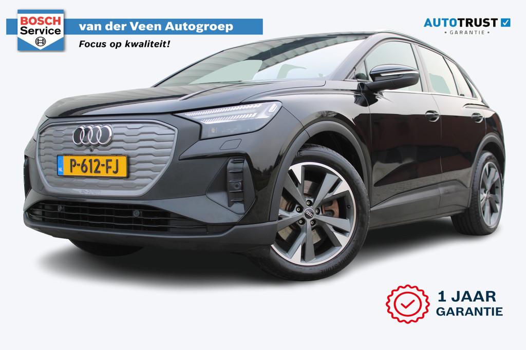 Audi Q4 e-tron 40 Launch edition 77 kWh | Incl. 12 maanden g, Automaat, Gebruikt, Zwart, Origineel Nederlands