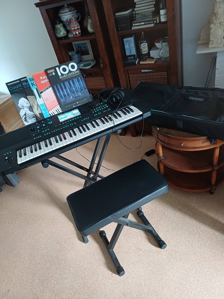 Medeli AKX-10, Muziek en Instrumenten, Keyboards, Ophalen, 61 toetsen, Zo goed als nieuw, Met standaard