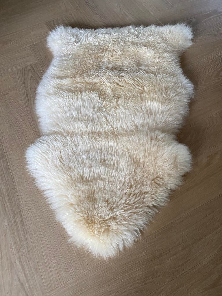 Ikea , Schapenvacht Ludde , ecru , 100 cm, Ophalen of Verzenden, Zo goed als nieuw