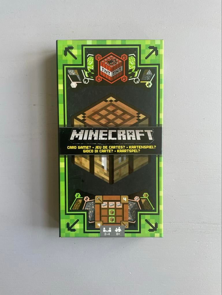 Minecraft Kaartspel, Een of twee spelers, Ophalen of Verzenden, Zo goed als nieuw