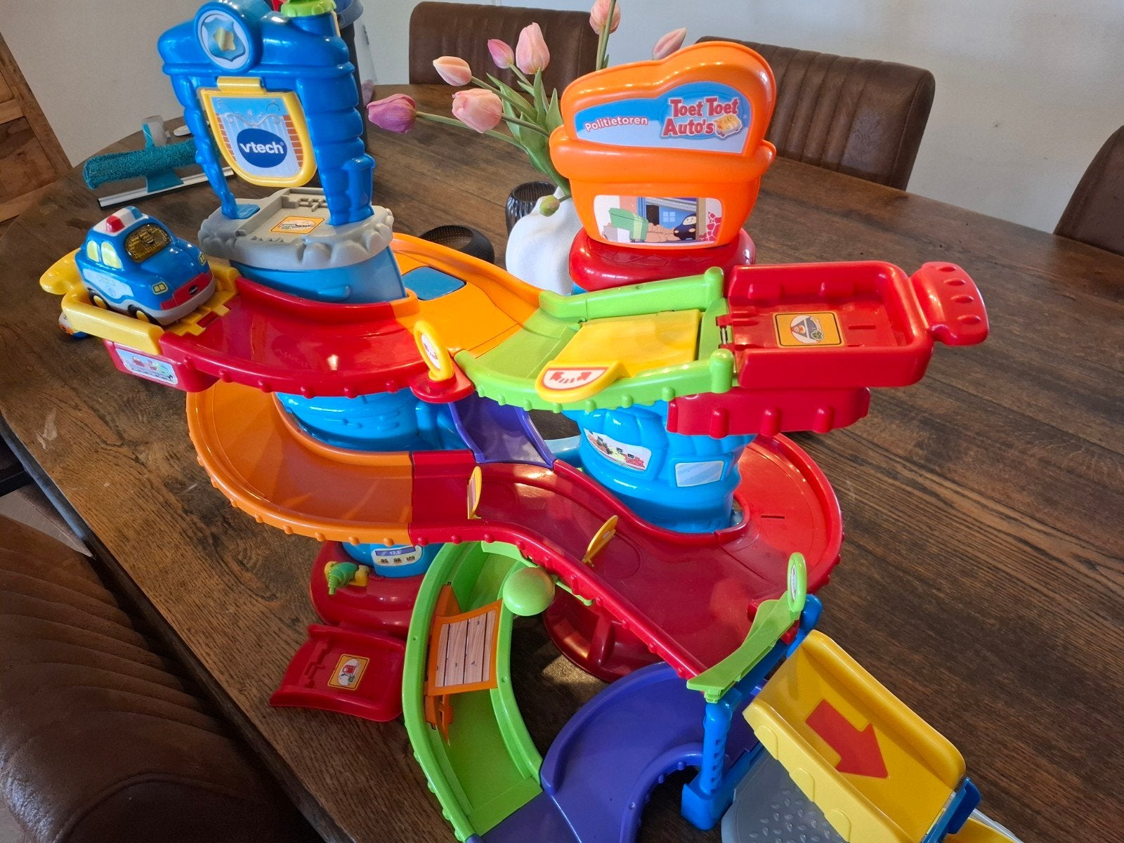 VTech Toet Toet Politietoren met politieauto., Ophalen, Gebruikt, 2 tot 4 jaar