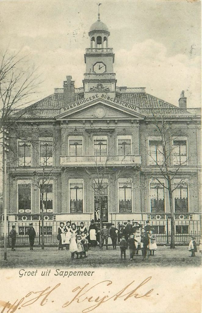 702-052-007 Sappemeer, Verzamelen, Ansichtkaarten | Nederland, Verzenden, Voor 1920, Groningen