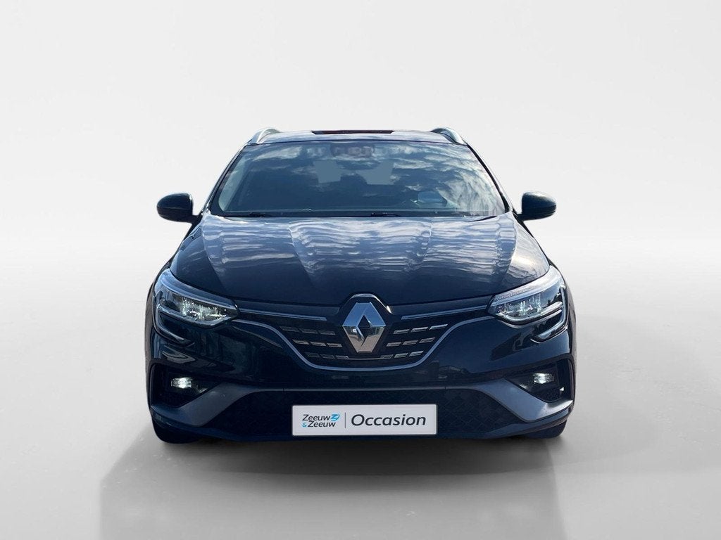 Renault Mégane Estate 1.6 E-Tech Plug-In Hybrid 160 R.S. Li, Auto's, Renault, Stof, Gebruikt, 4 cilinders, Zwart