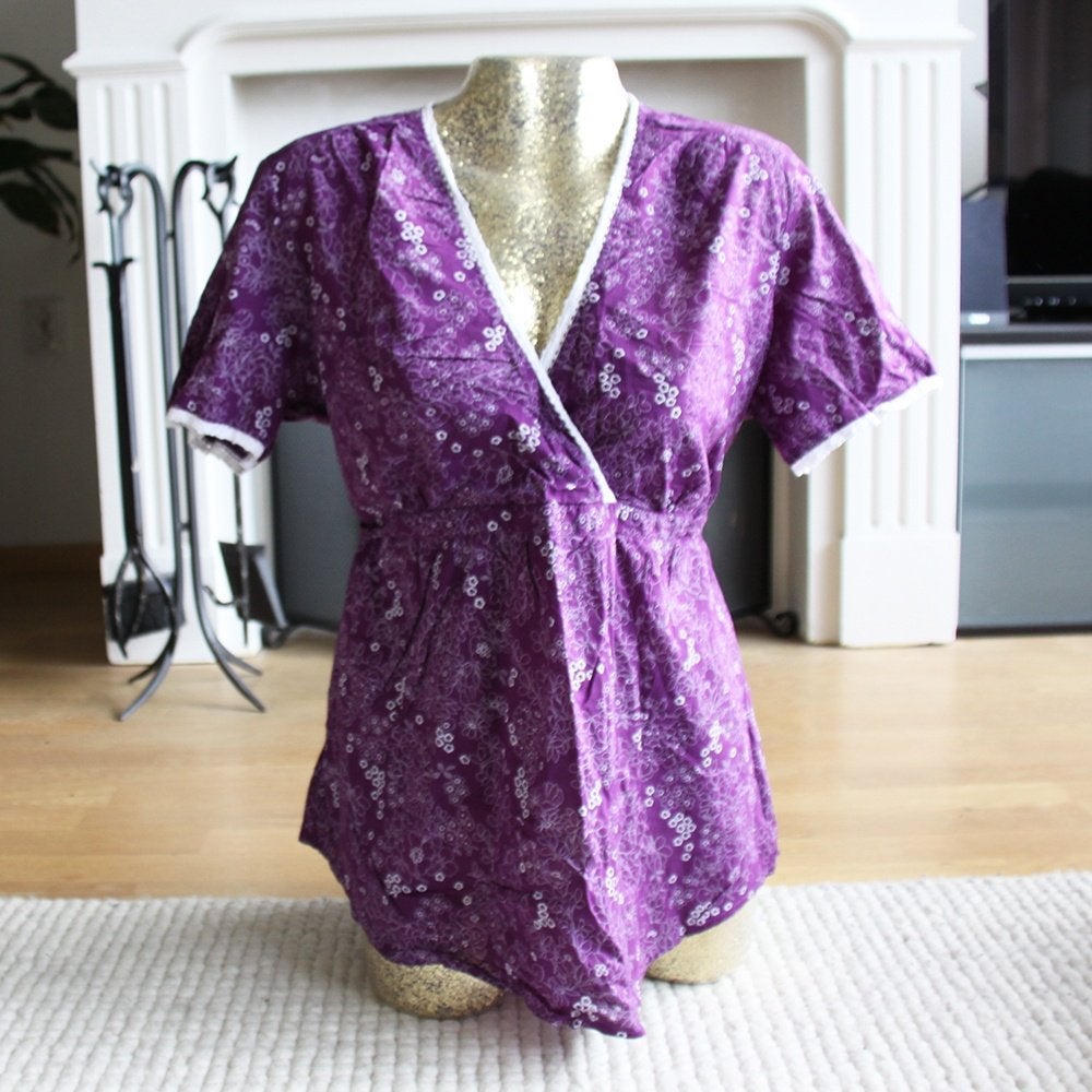 Miss Etam Topje (XL) € 15,-, Paars, Maat 46/48 (XL) of groter, Ophalen of Verzenden, Zo goed als nieuw