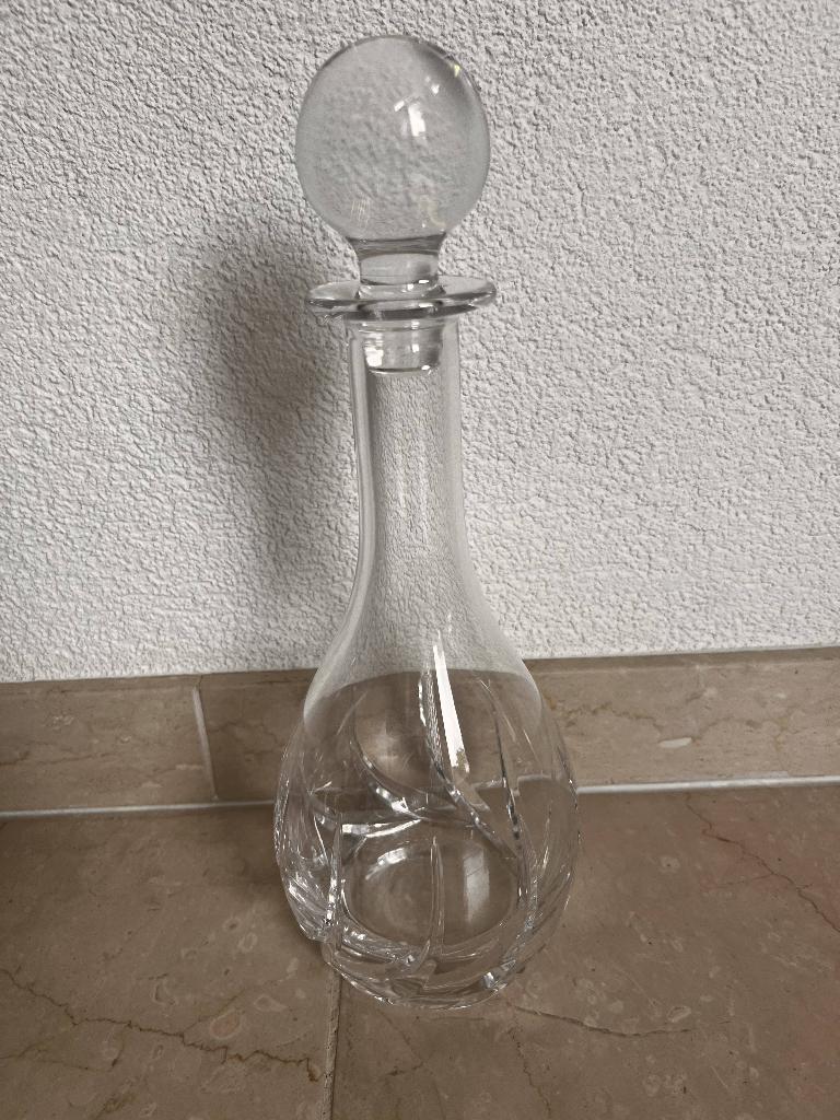 Set 4 antieken kristal wijnglazen +Toscane kristallen karaf, Antiek en Kunst, Ophalen of Verzenden
