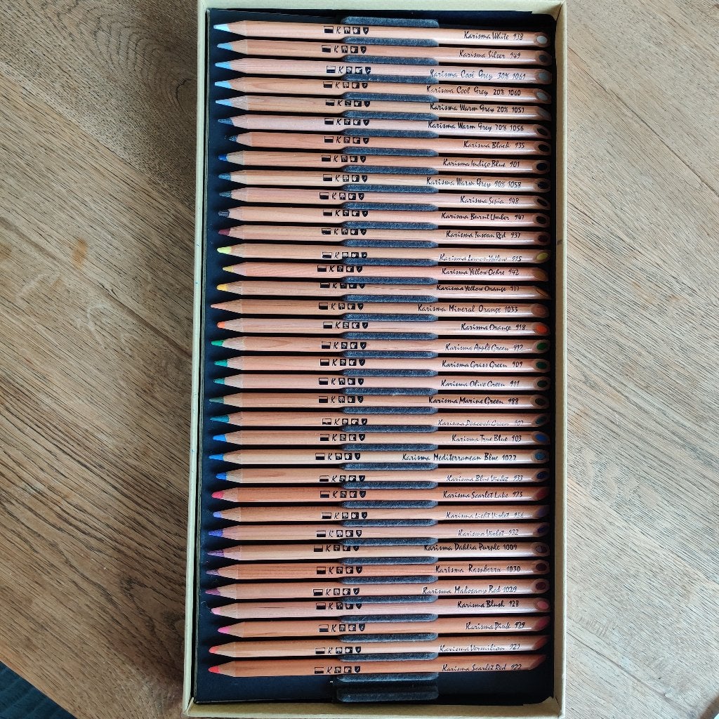 Berol Karismacolor potloden prachtige set, Hobby en Vrije tijd, Ophalen, Zo goed als nieuw, Potlood of Stift