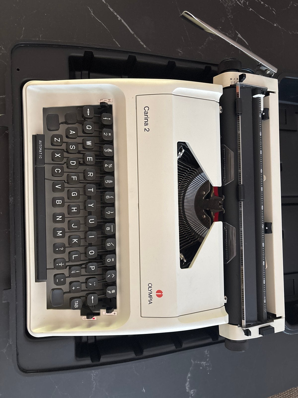 Olympia tupemachine Carina 2, Diversen, Typemachines, Ophalen, Zo goed als nieuw