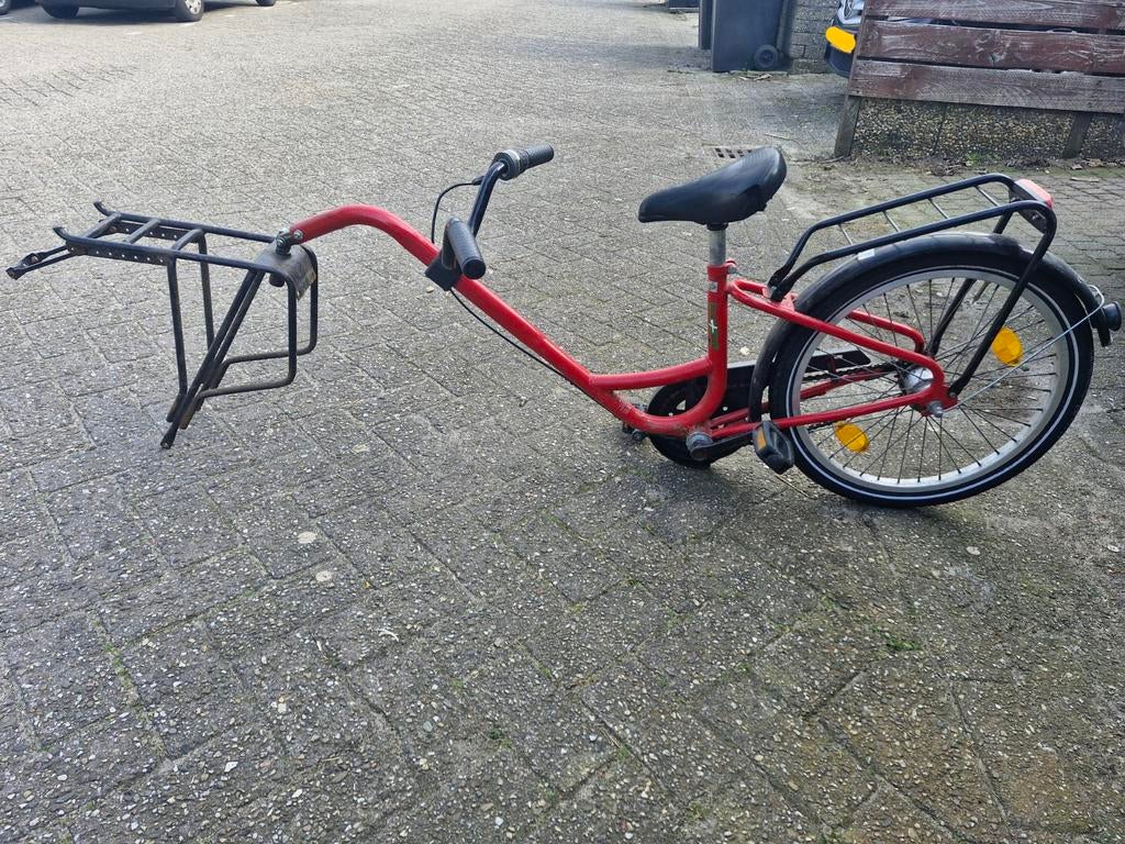 Add + Bike aanhangfiets met bagagedrager bevestiging, Fietsen en Brommers, Fietsaccessoires | Aanhangers en Karren, Ophalen, Gebruikt