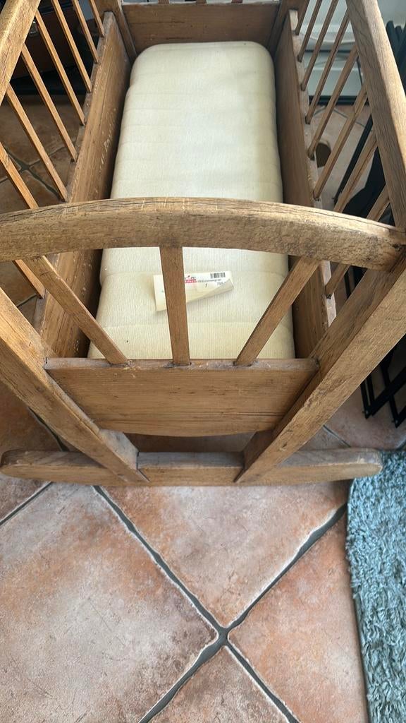 Mooie houten retro schommelwieg, Ophalen of Verzenden, Zo goed als nieuw, Wieg