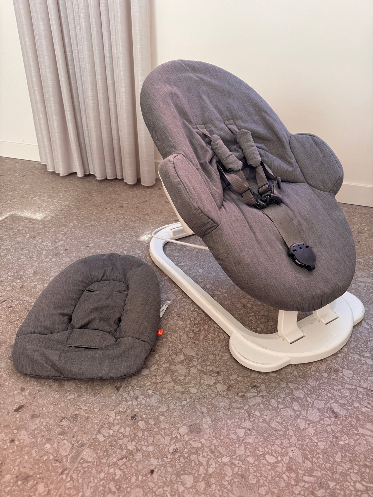 Stokke Steps Bouncer - Wipstoel met zachte wiegbeweging, Kinderen en Baby's, Overige merken, Gebruikt, Wipstoel, Ophalen of Verzenden