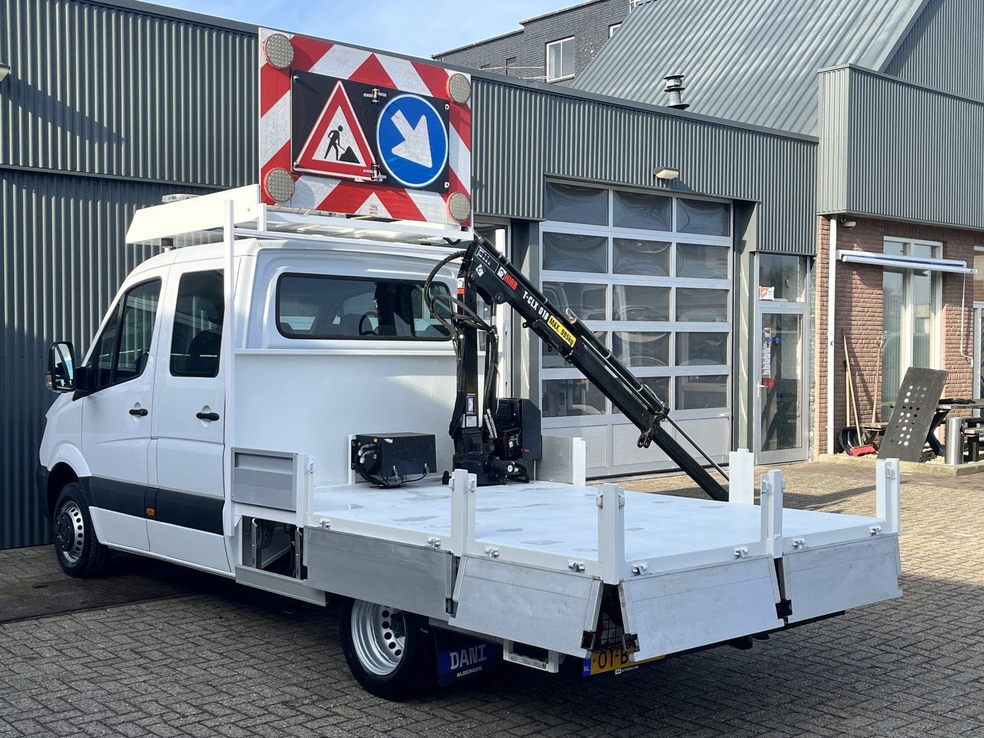 Mercedes-Benz Sprinter 514 CDI 366 Hiab Laadkraan 018T Trekh, Automaat, Gebruikt, Wit, Bedrijf