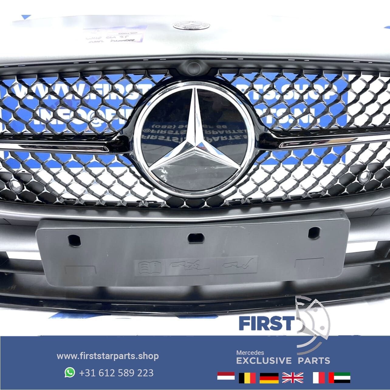 2024 W177 FACELIFT BUMPER AMG A1778859105 VOORBUMPER COMPLEE, Gebruikt, -, Voor, Ophalen of Verzenden