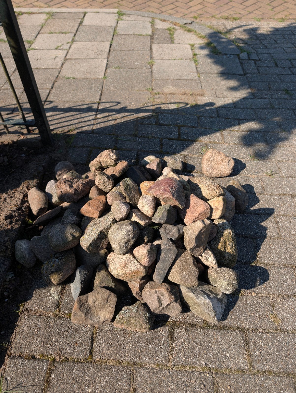 gratis sier stenen, Ophalen, Gebruikt