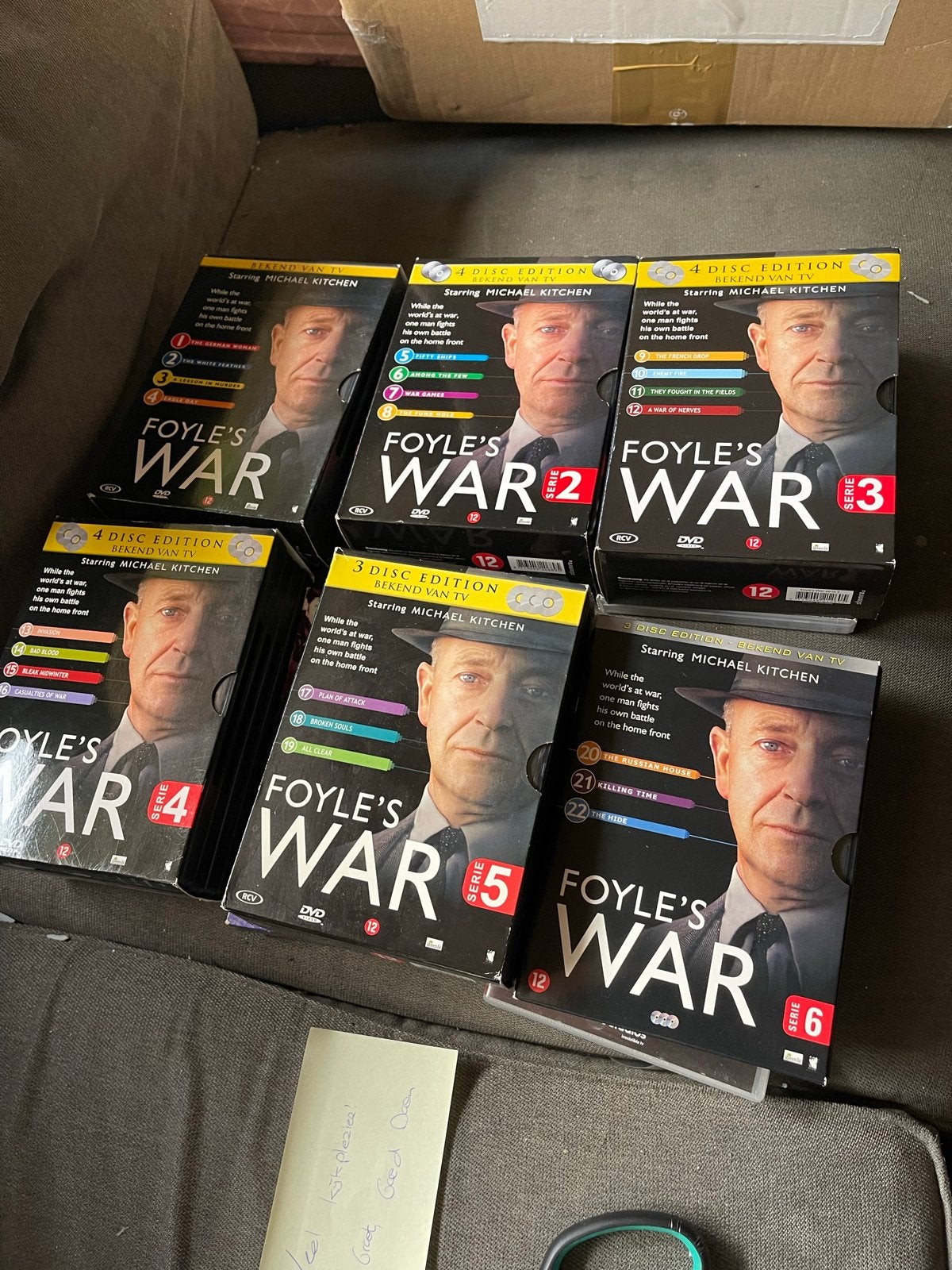 Foyle's War DVD Boxset Seizoen 1-6 - Misdaad Drama, Seizoen 1, Misdaad, Nederlands, Ophalen of Verzenden